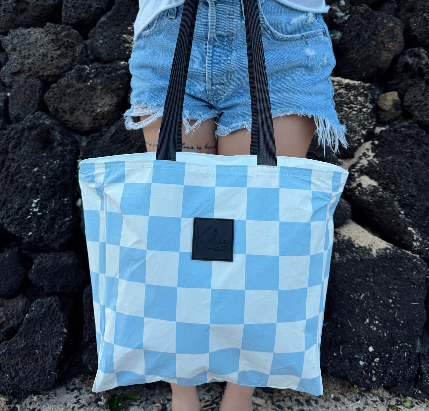 Daily Tote - Blue Check